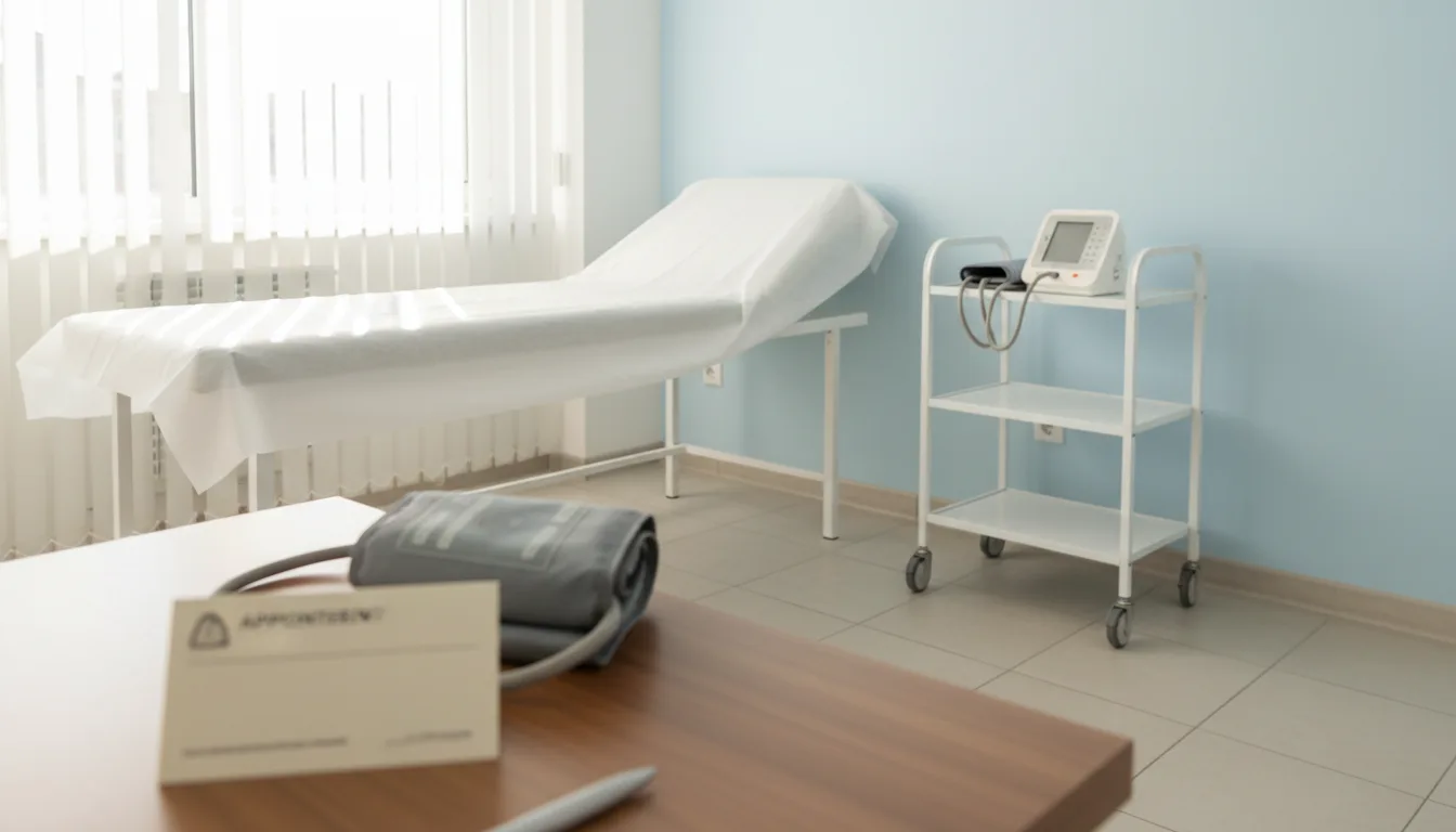 An antenatal clinic room