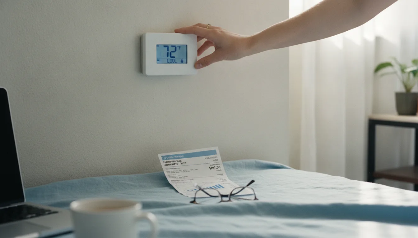 An air conditioner and an electricity bill