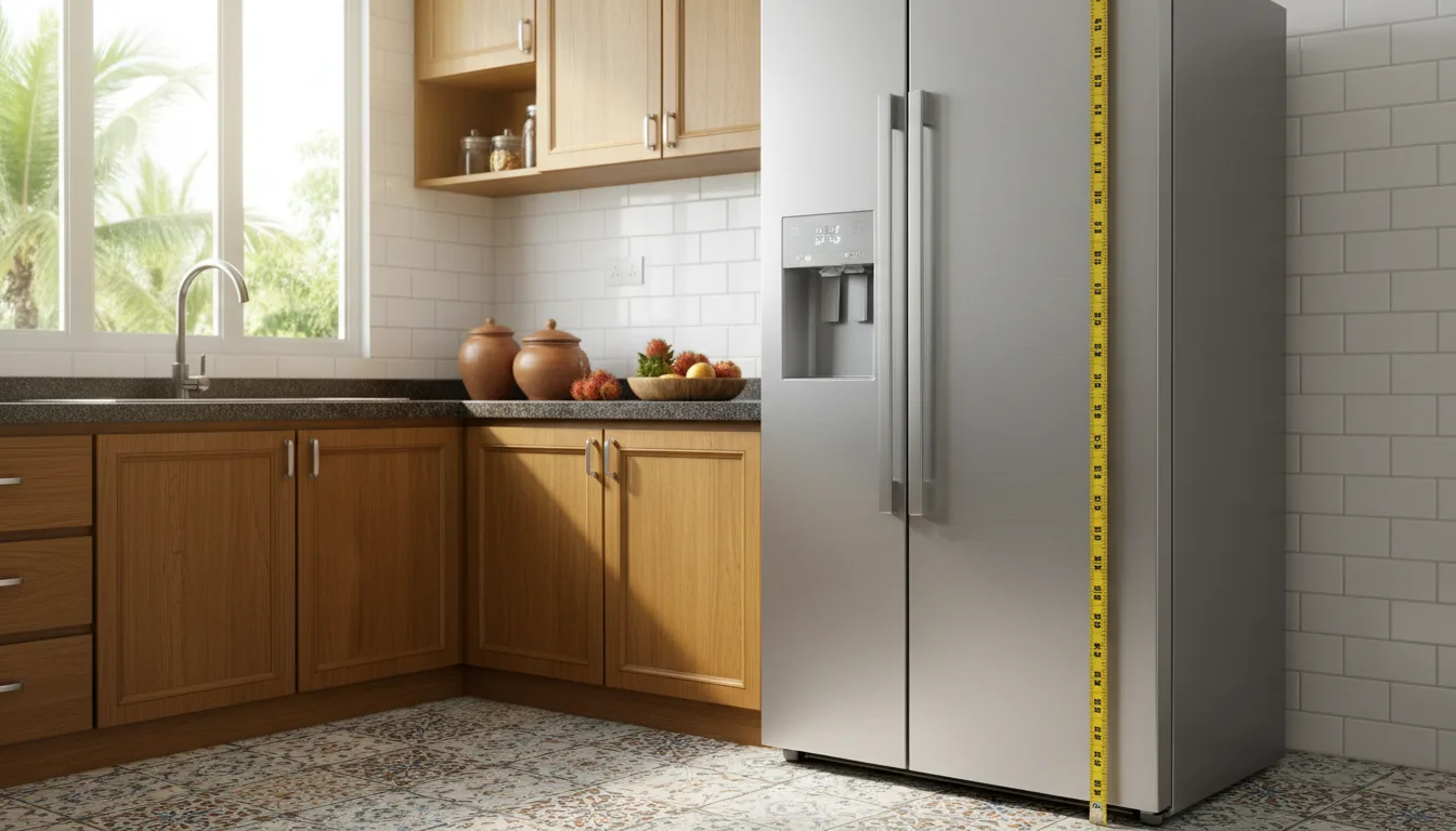 Measuring a refrigerator