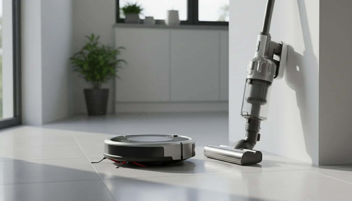 Robot vacuum versus cordless vacuum