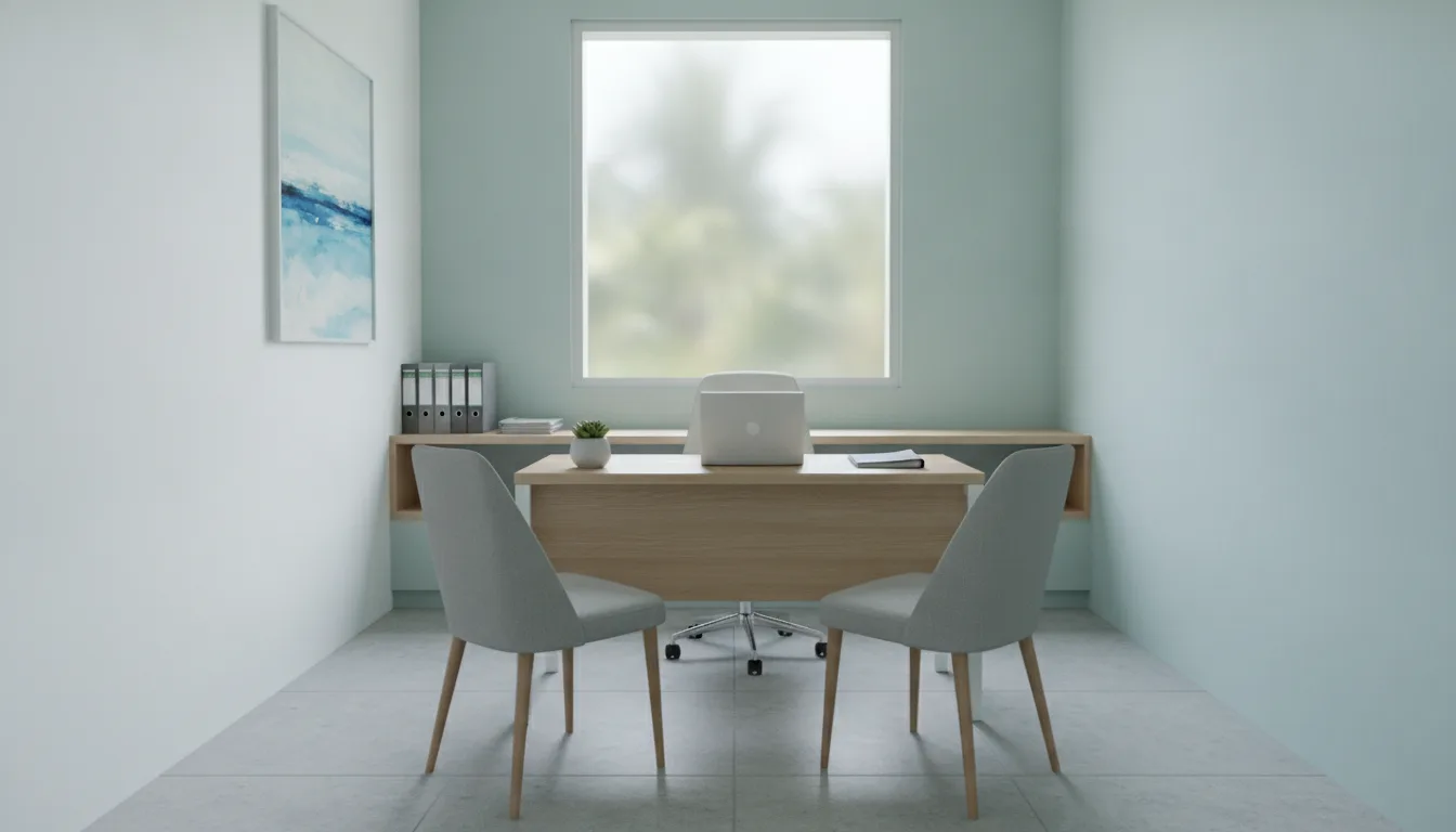 A clinic consultation room