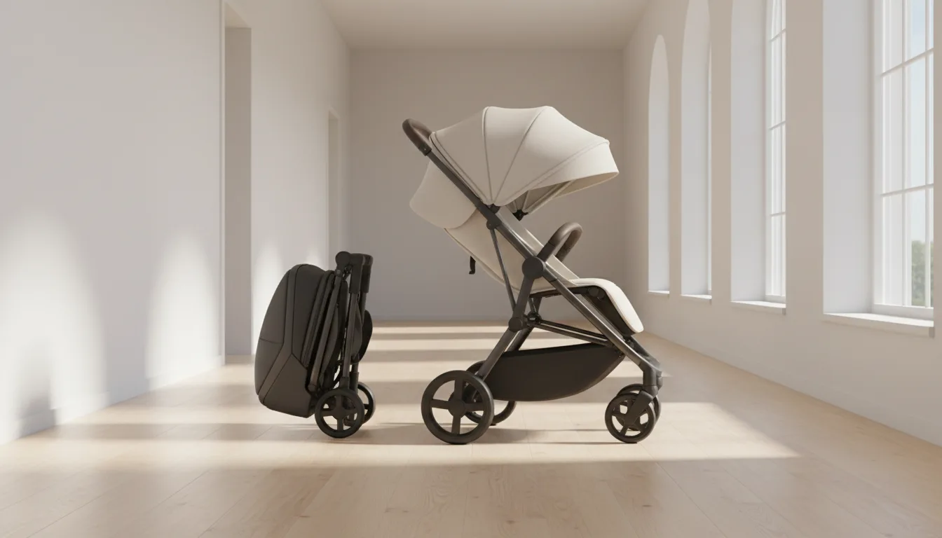 Two strollers side by side